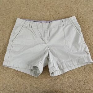 J. Crew Women's Gray Cotton Bermuda Shorts